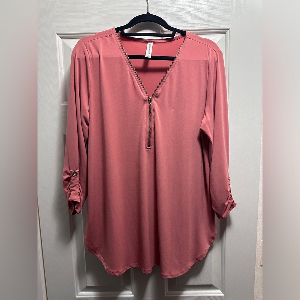 Dusty rose size L work tunic